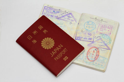 A Japanese passport