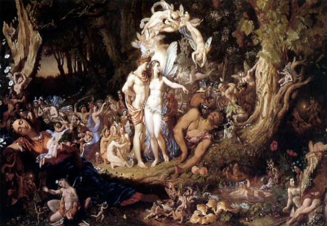 'The Reconciliation of Oberon and Titania' (1847) by Joseph Noel Paton